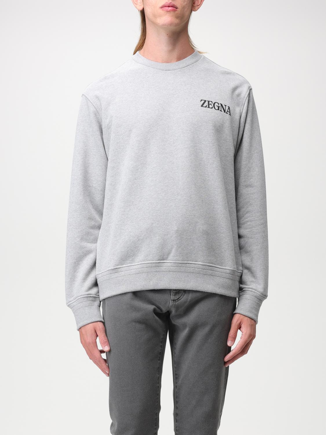 ZEGNA SUDADERA: Sudadera hombre Zegna, Gris - Img 1