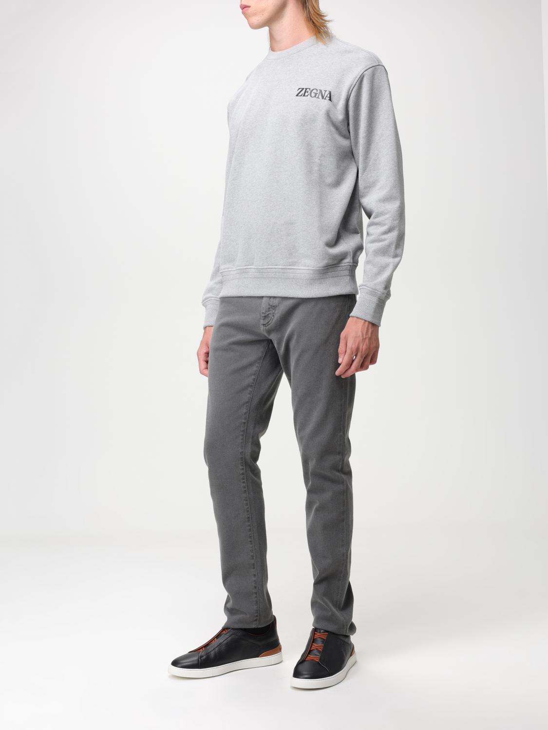 ZEGNA SUDADERA: Sudadera hombre Zegna, Gris - Img 2