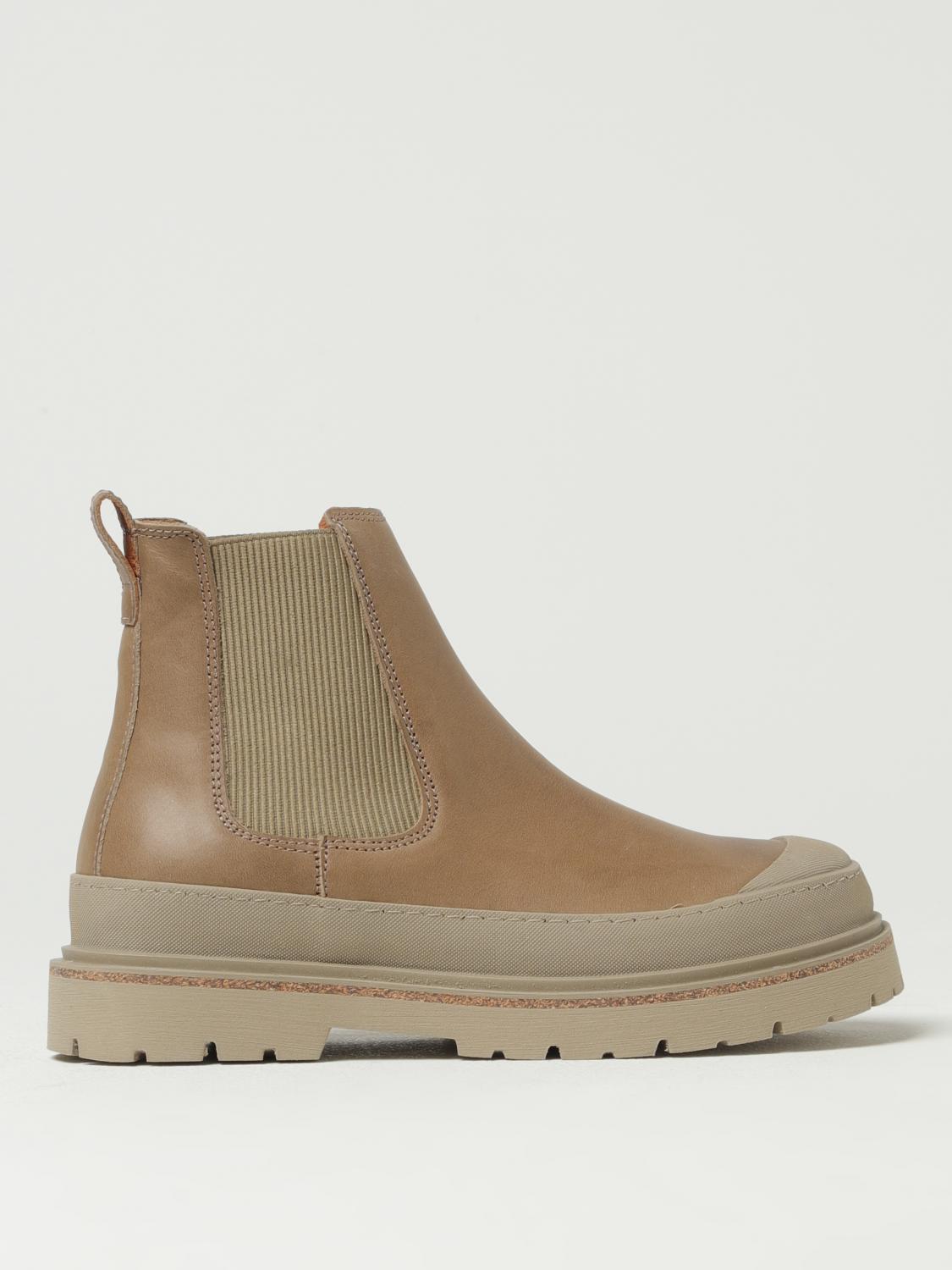 BIRKENSTOCK STIVALETTI: Stivaletto Birkenstock in pelle e gomma, Marrone - Img 1