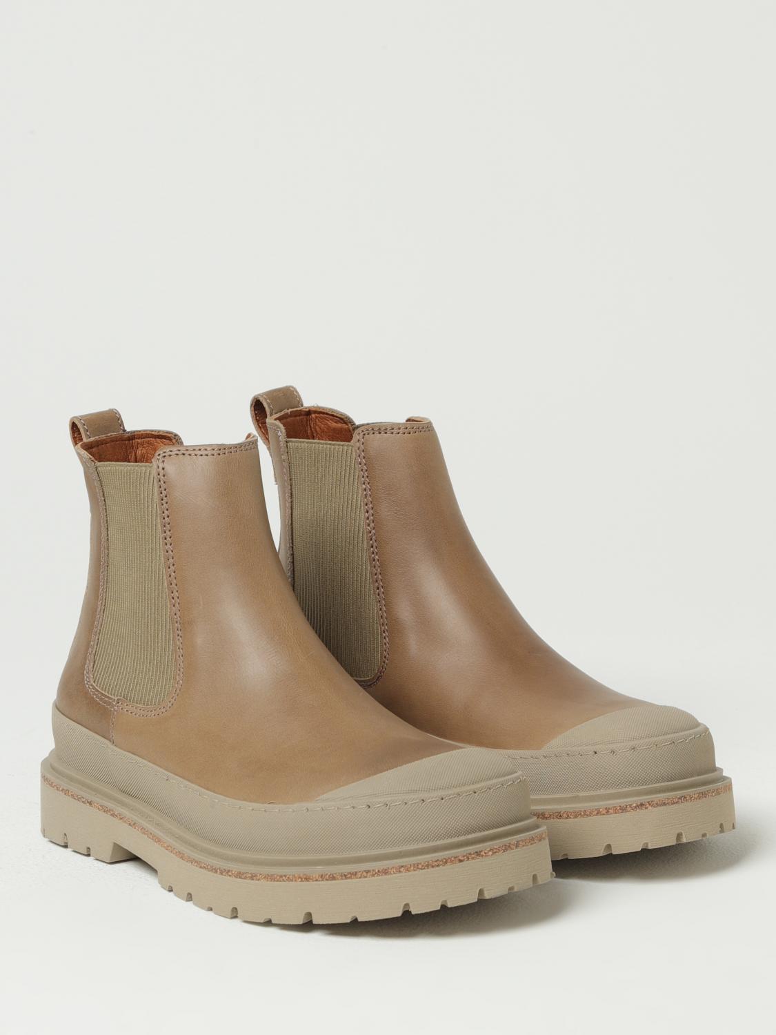 BIRKENSTOCK STIVALETTI: Stivaletto Birkenstock in pelle e gomma, Marrone - Img 2