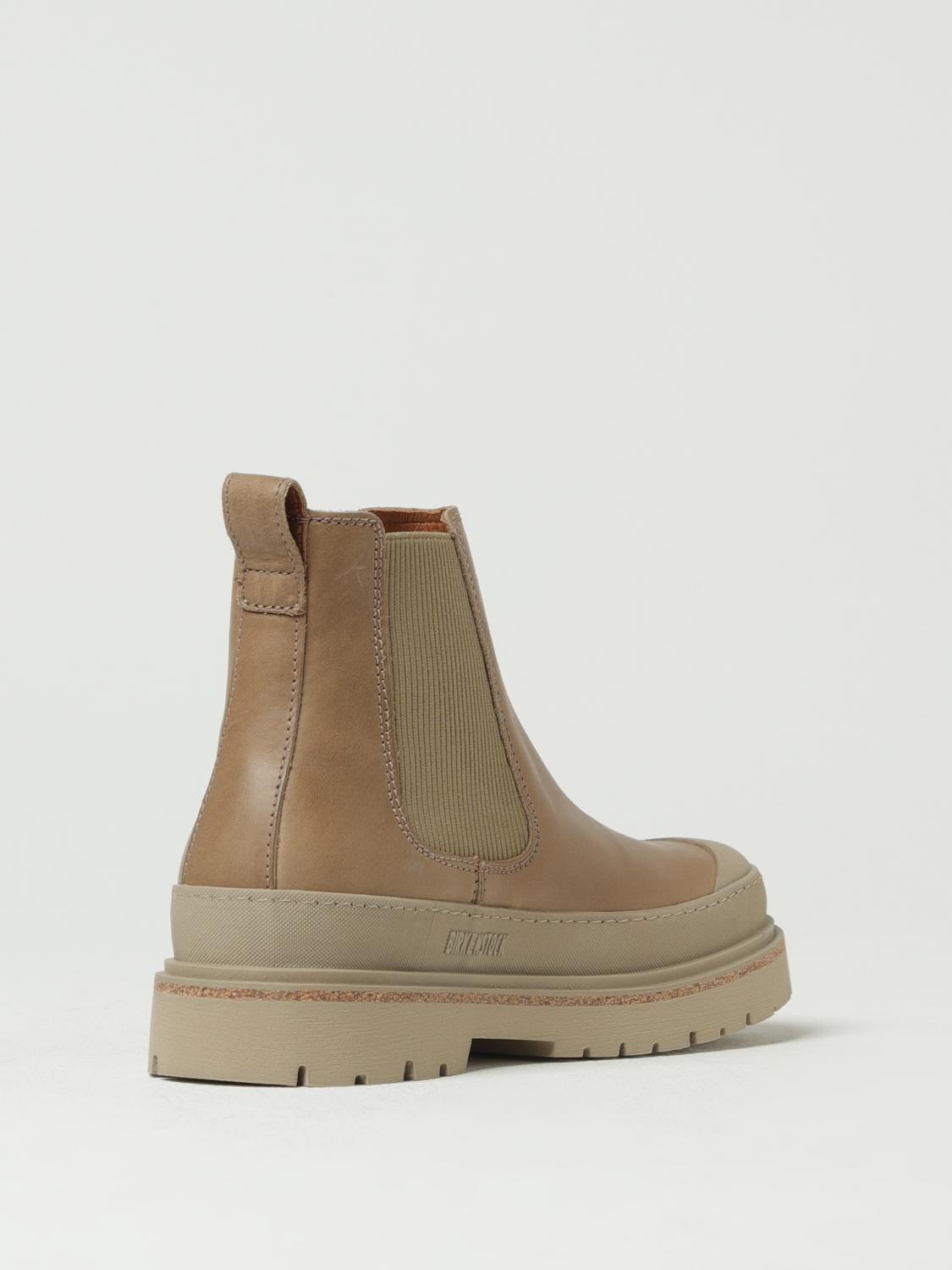 BIRKENSTOCK STIVALETTI: Stivaletto Birkenstock in pelle e gomma, Marrone - Img 3