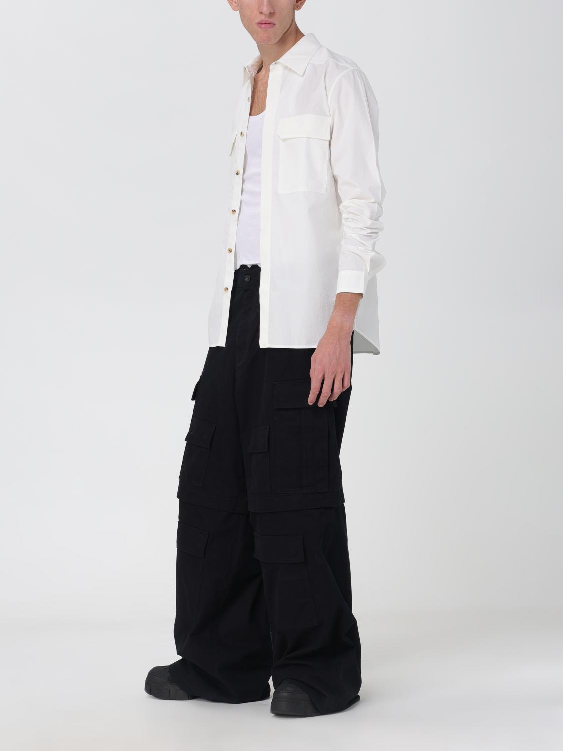RICK OWENS CAMISA: Camisa hombre Rick Owens, Leche - Img 2