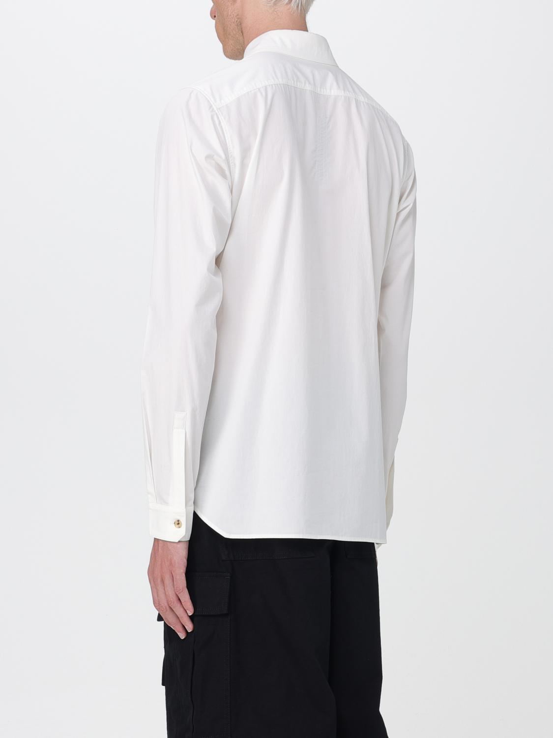 RICK OWENS CAMISA: Camisa hombre Rick Owens, Leche - Img 3