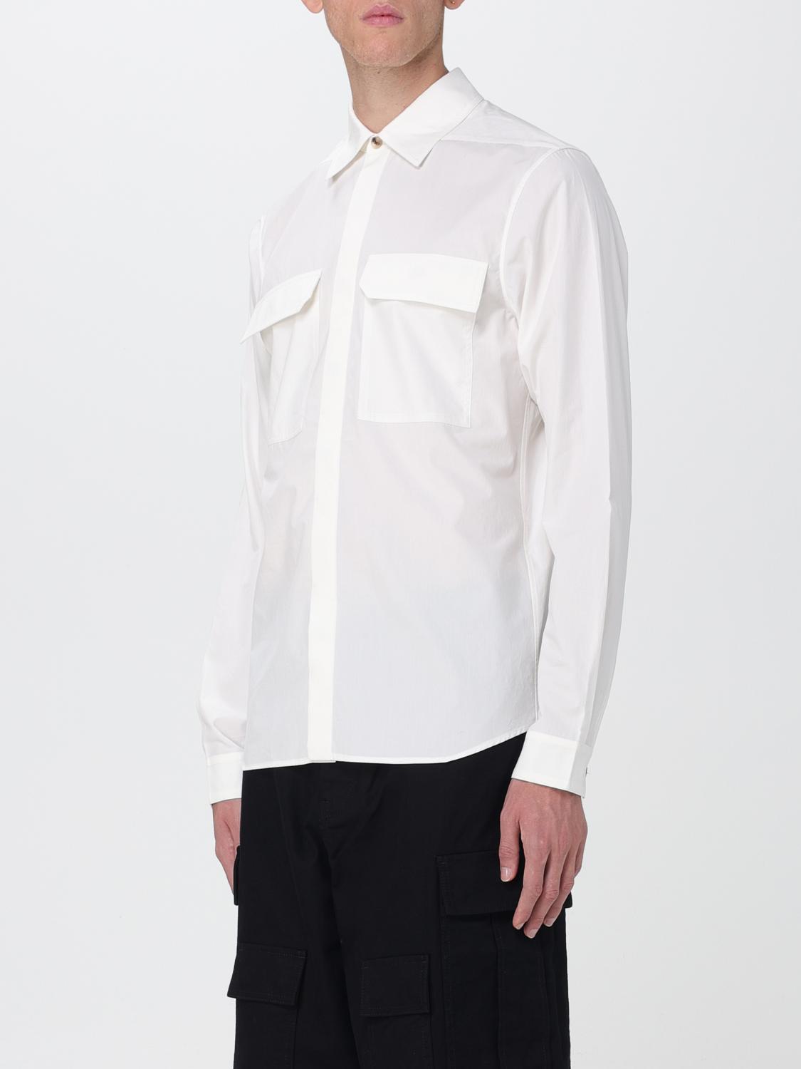 RICK OWENS CAMISA: Camisa hombre Rick Owens, Leche - Img 4