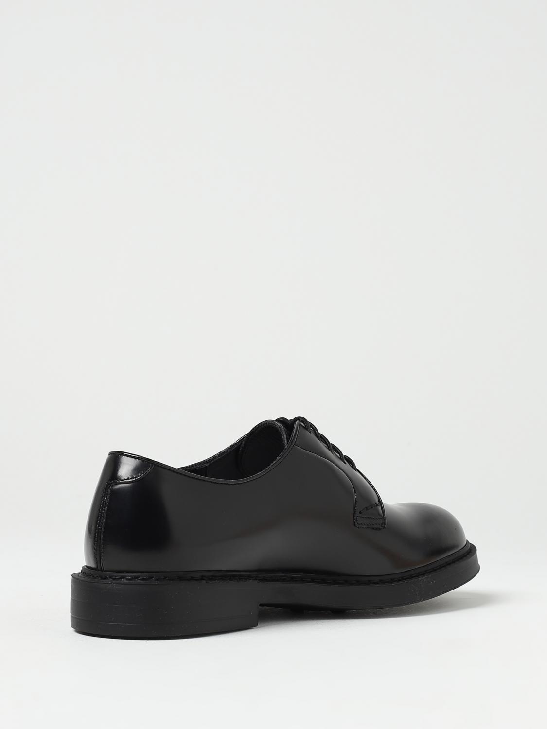 DOUCAL'S SCARPE STRINGATE: Derby Doucal's in pelle lucida, Nero - Img 3