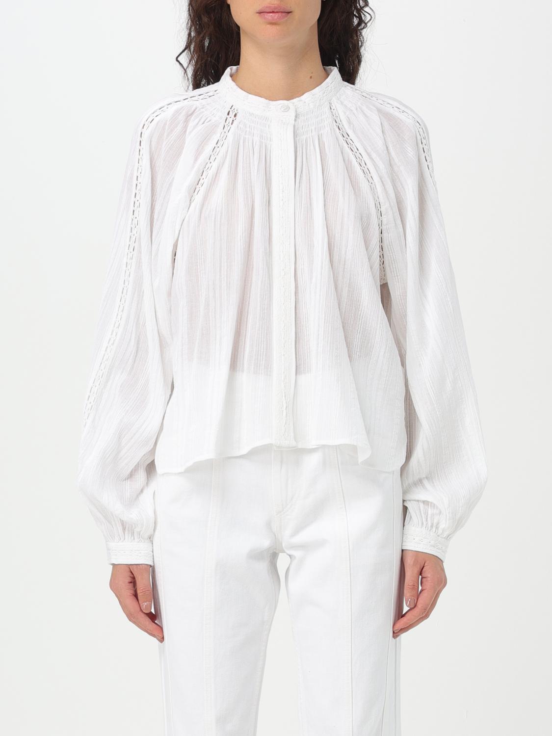 ISABEL MARANT ETOILE HEMDBLUSE: Hemdbluse damen Isabel Marant Etoile, Weiß - Img 1