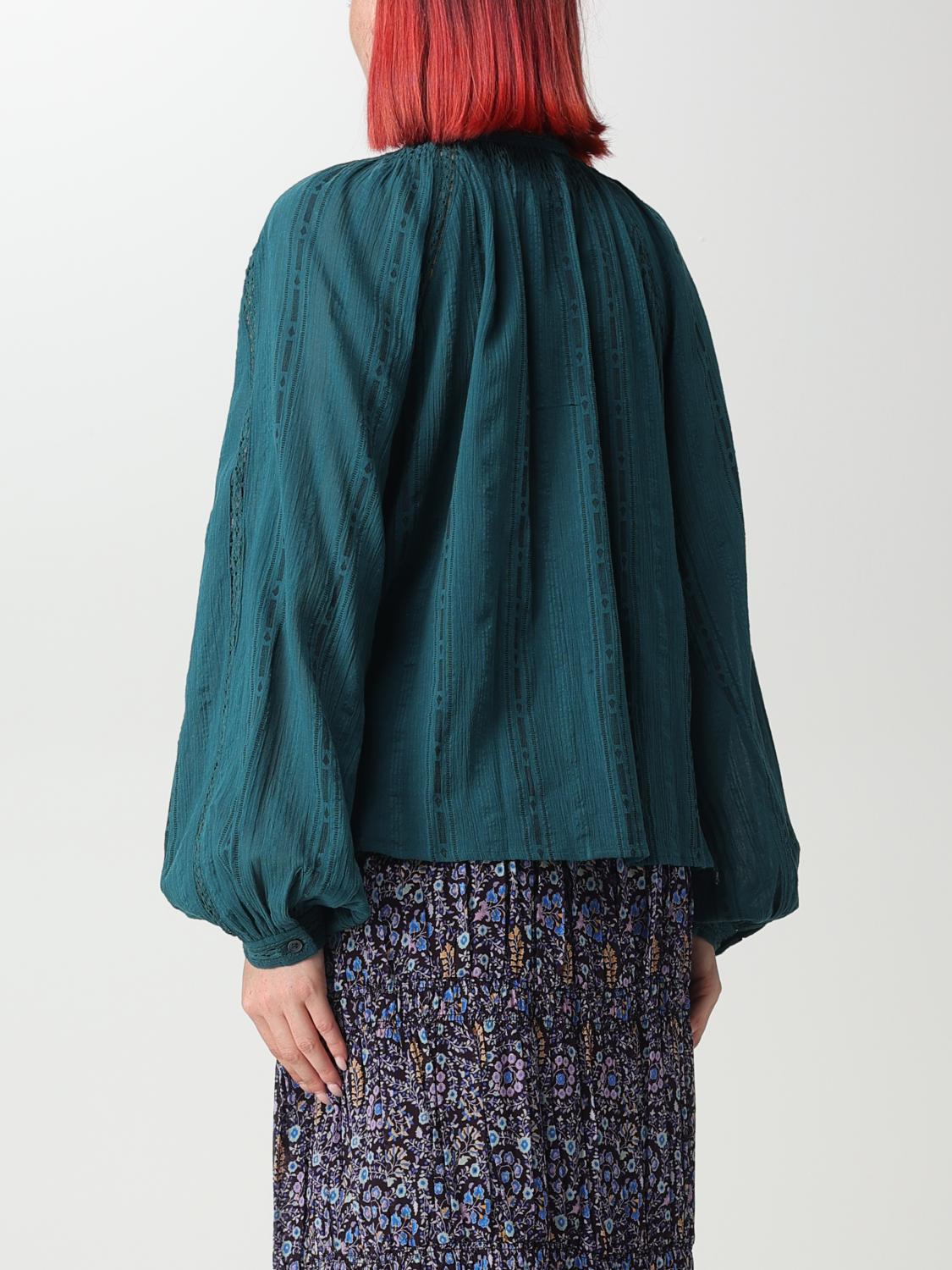 ISABEL MARANT ETOILE CAMISA: Camisa mujer Isabel Marant Etoile, Verde - Img 3