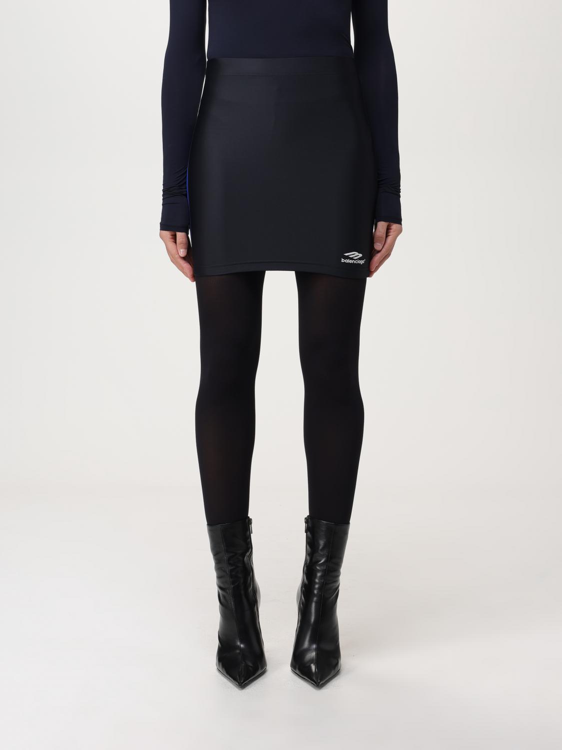 BALENCIAGA: Skirt woman - Black | Balenciaga skirt