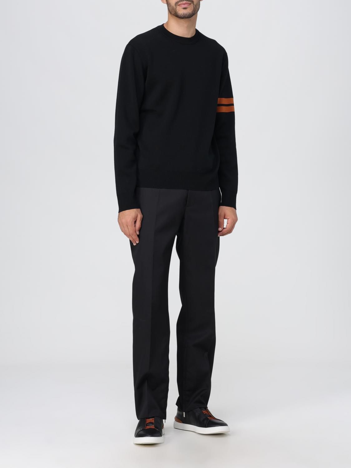 ZEGNA PULLOVER: Pullover herren Zegna, Schwarz - Img 2