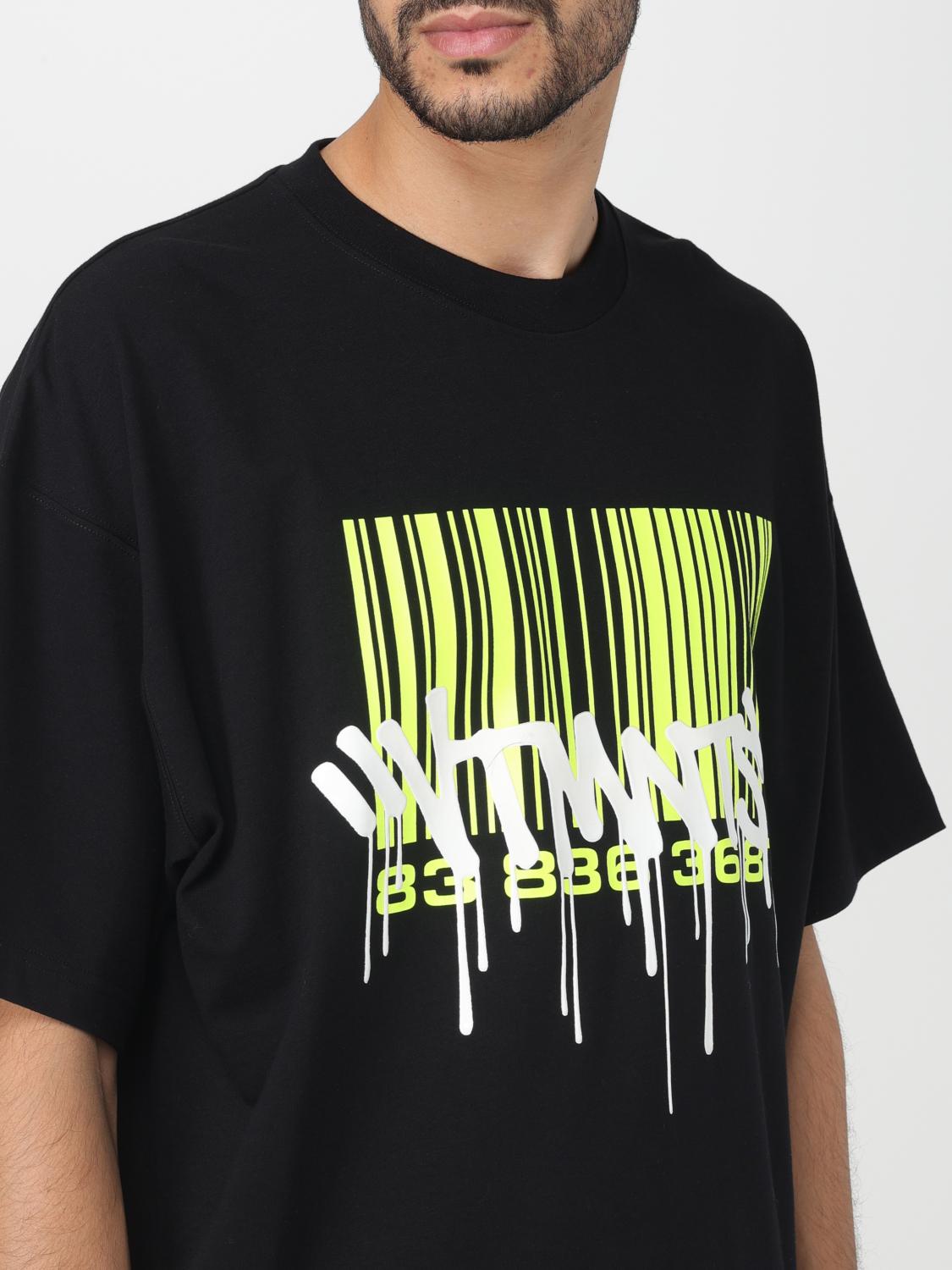 Vtmnts T-shirt men - Black | VL18TR400B | GIGLIO.COM