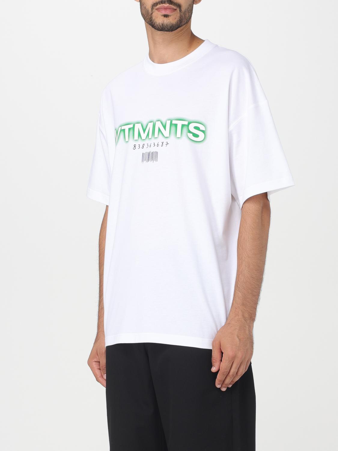 T-shirt men - White | Vtmnts t-shirt VL18TR700W online at GIGLIO.COM