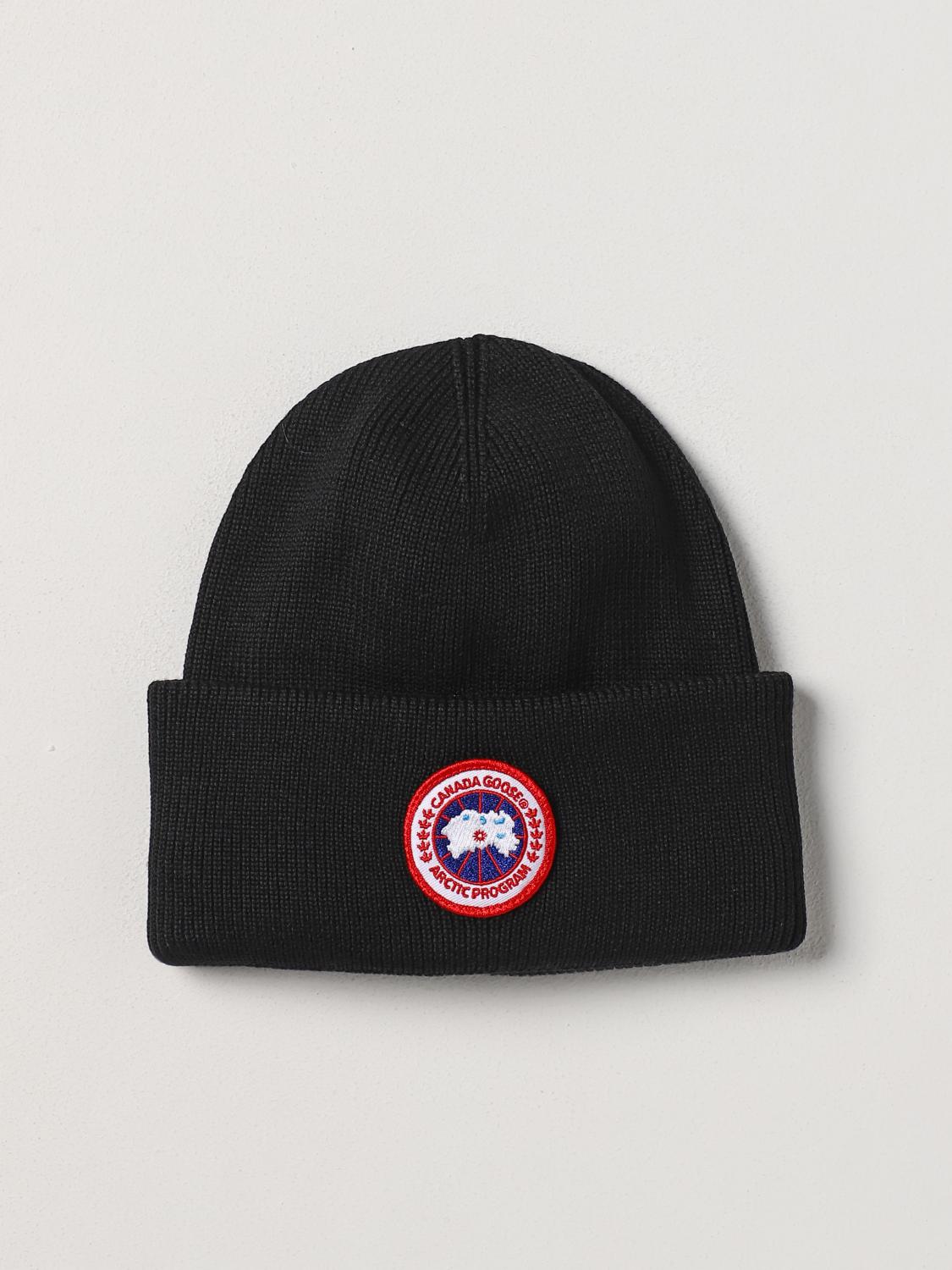 CANADA GOOSE CAPPELLO BAMBINO: Cappello Canada Goose in lana, Nero - Img 1