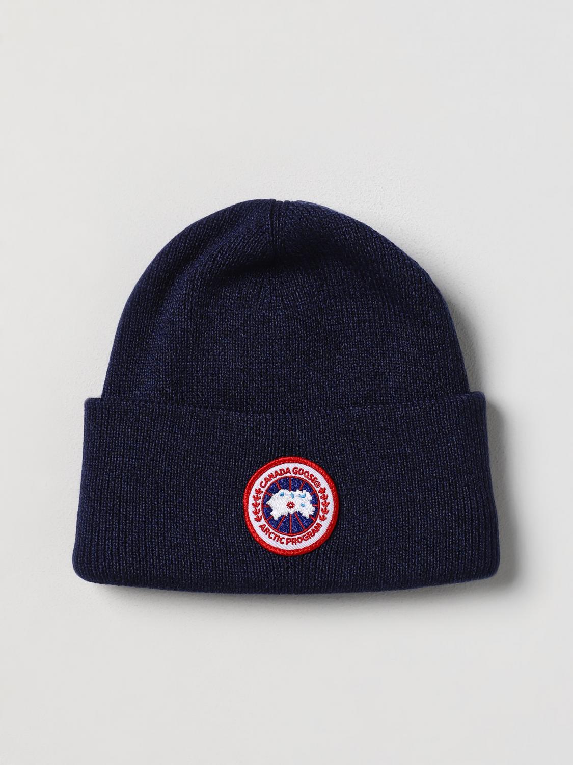 CANADA GOOSE HAT: Hat kids Canada Goose, Navy - Img 1