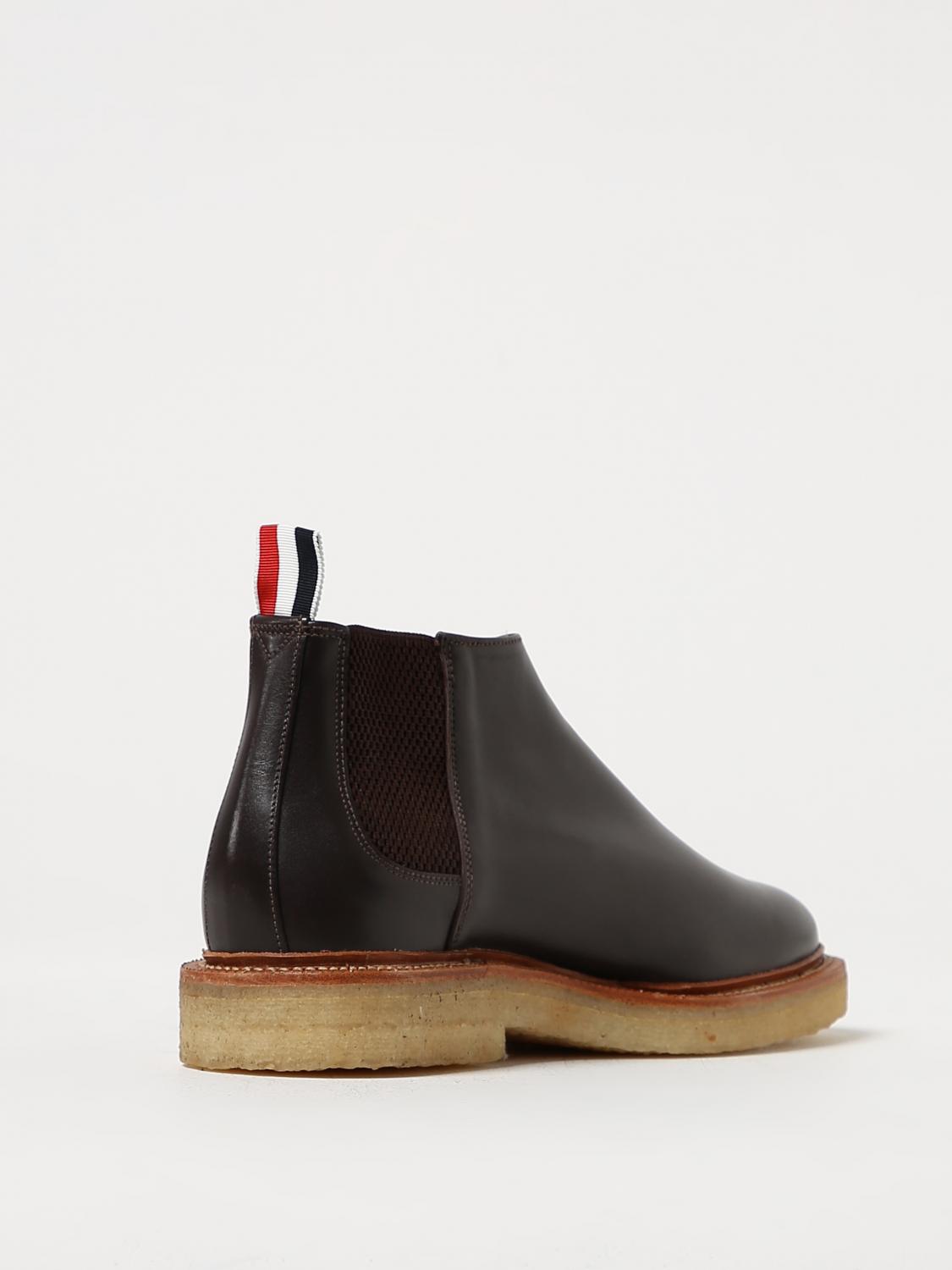 THOM BROWNE 短靴: 鞋 男士 Thom Browne, 棕色 - Img 3