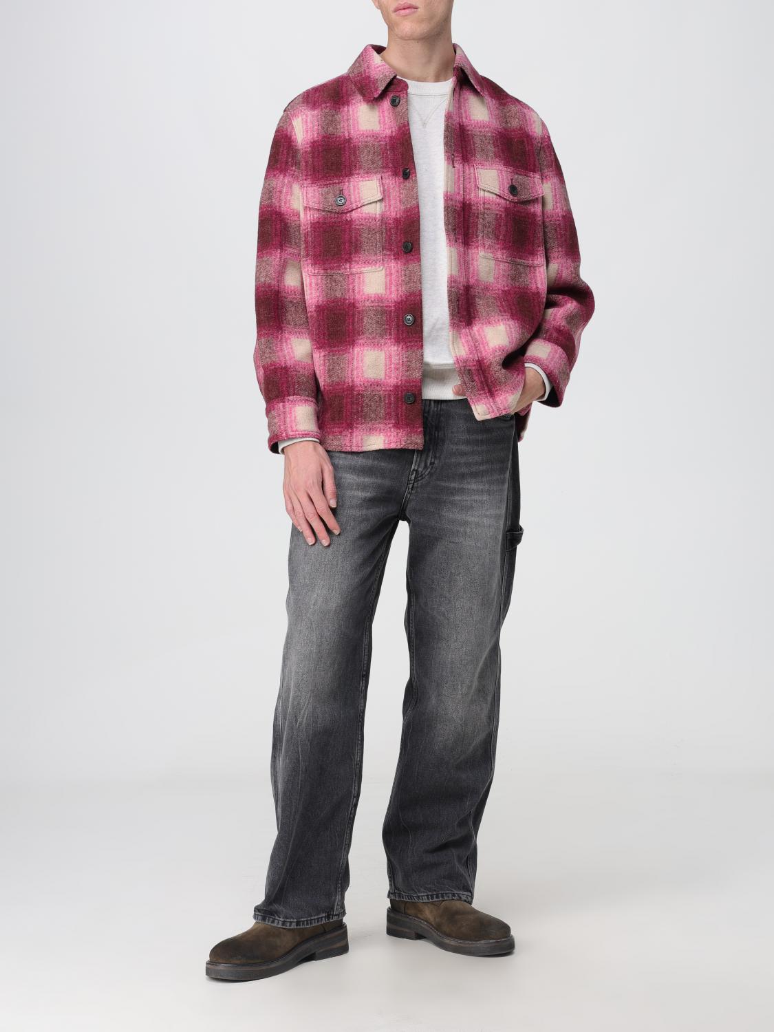 ISABEL MARANT SHIRT: Isabel Marant shirt in virgin wool blend, Fuchsia - Img 2