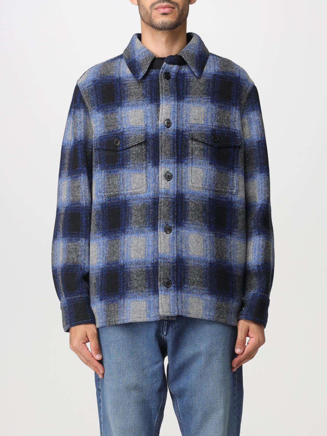 ISABEL MARANT CAMICIA: Camicia Isabel Marant in misto lana vergine, Blue - Img 1