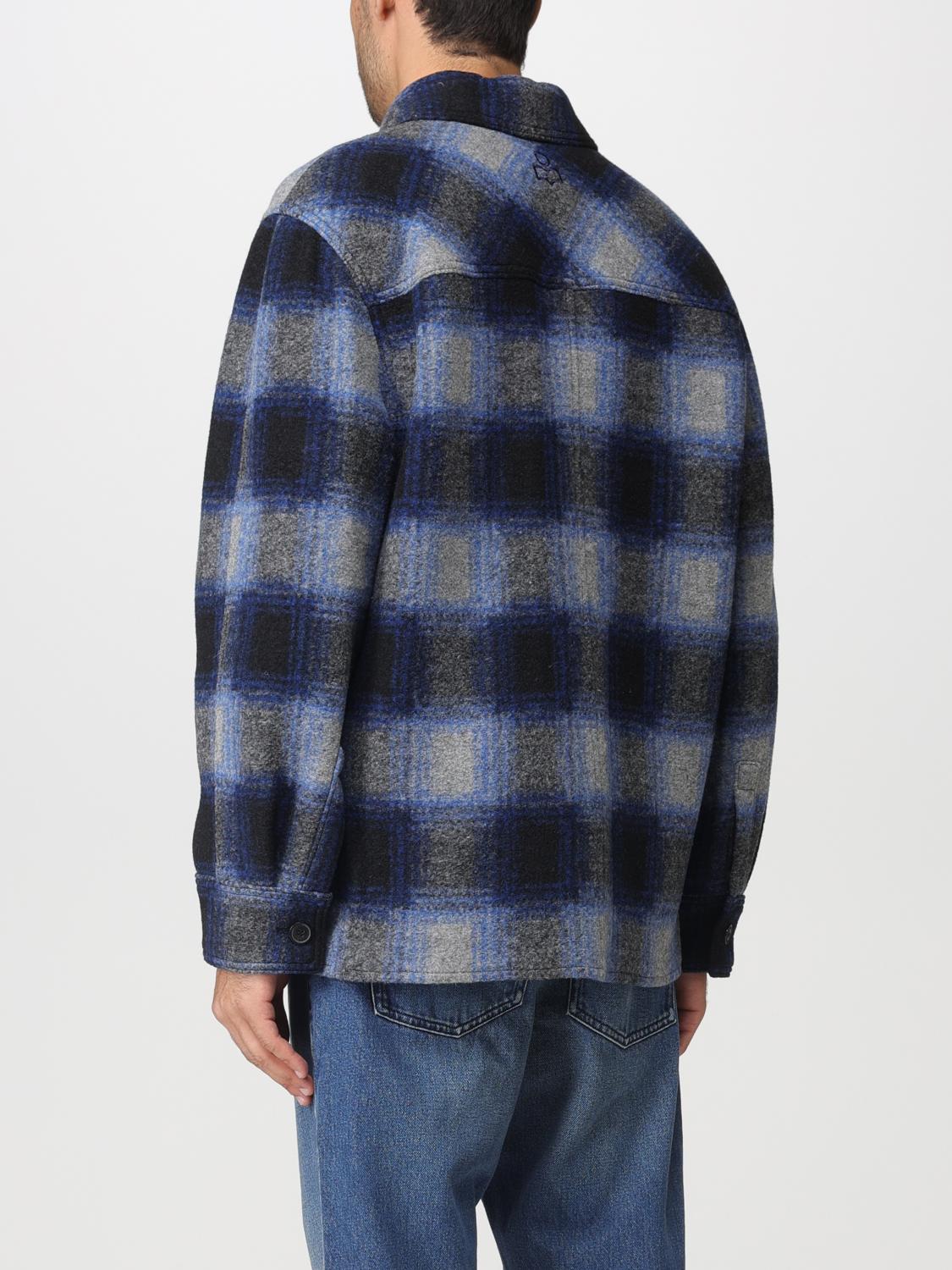 ISABEL MARANT CAMICIA: Camicia Isabel Marant in misto lana vergine, Blue - Img 3