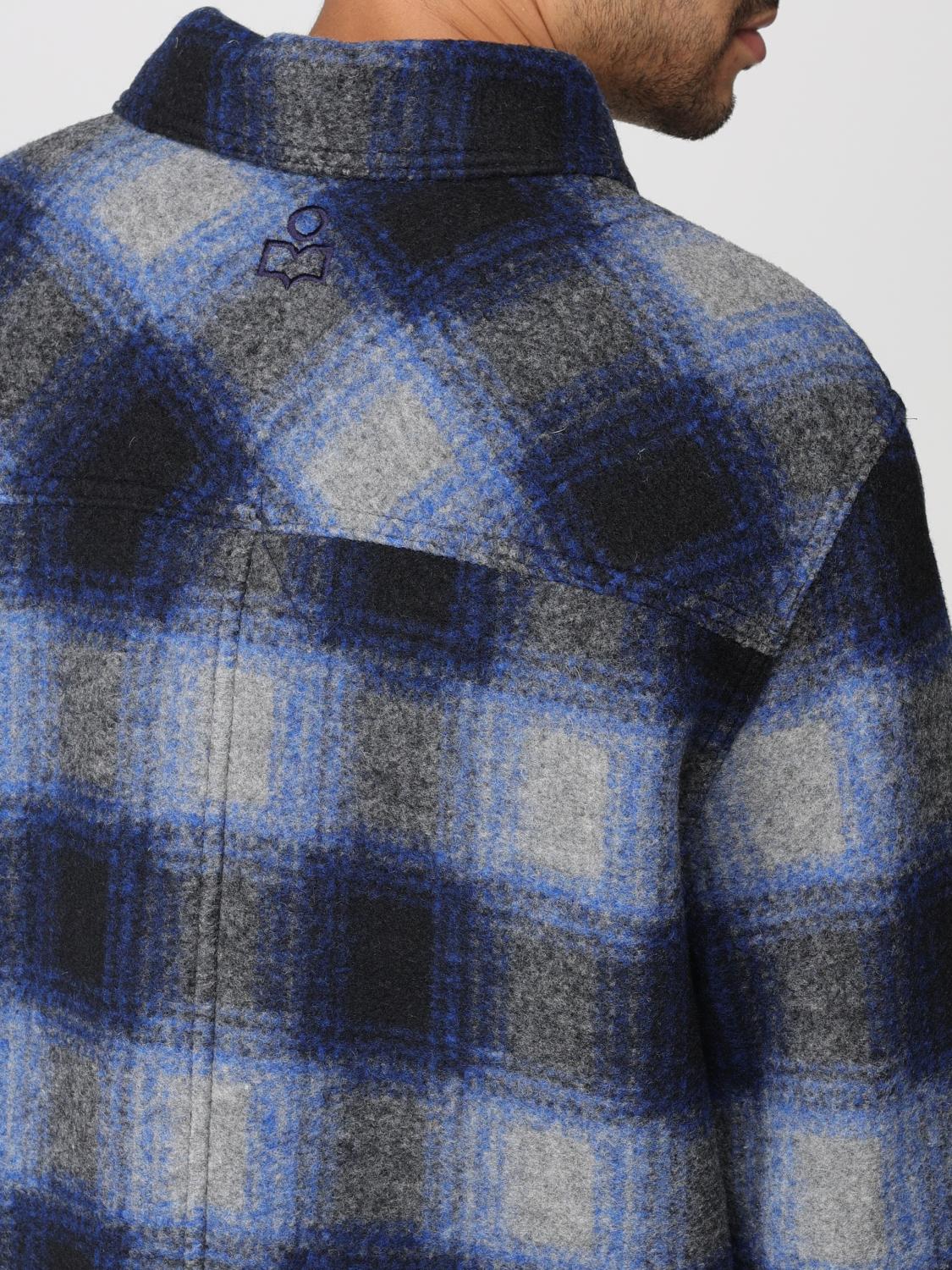 ISABEL MARANT CAMICIA: Camicia Isabel Marant in misto lana vergine, Blue - Img 5