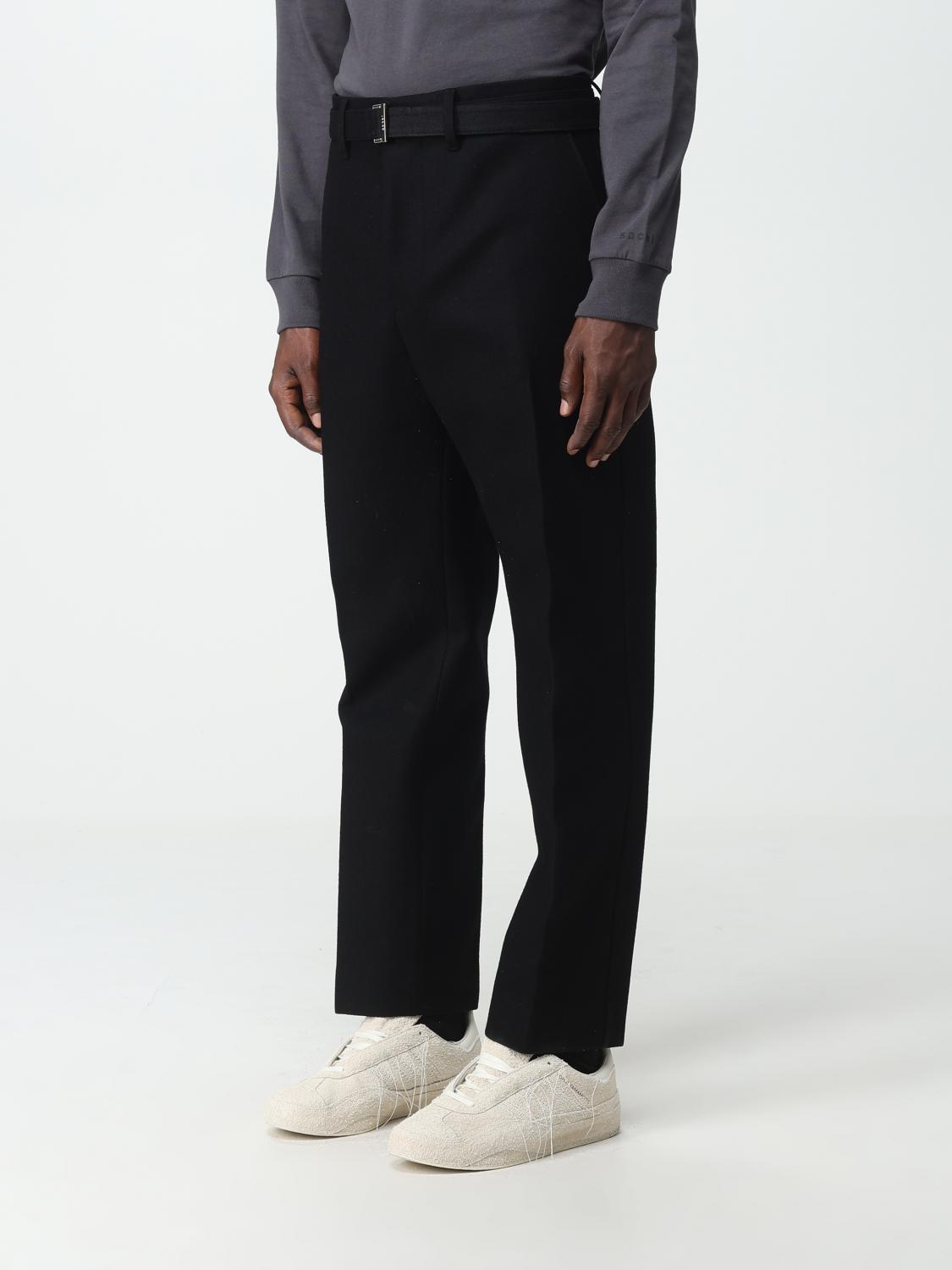 Sacai パンツ メンズ - ブラック | 03122M | GIGLIO.COM