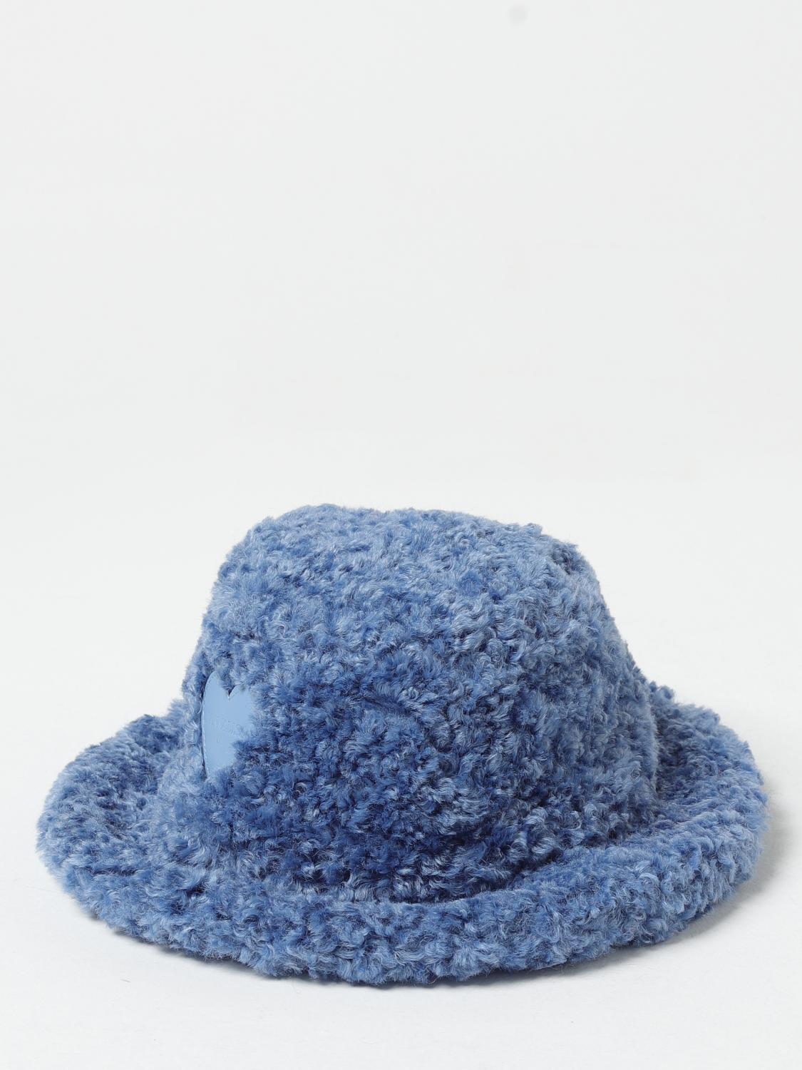 MONNALISA CAPPELLO: Cappello Monnalisa in shearling sintetico, Azzurro - Img 1