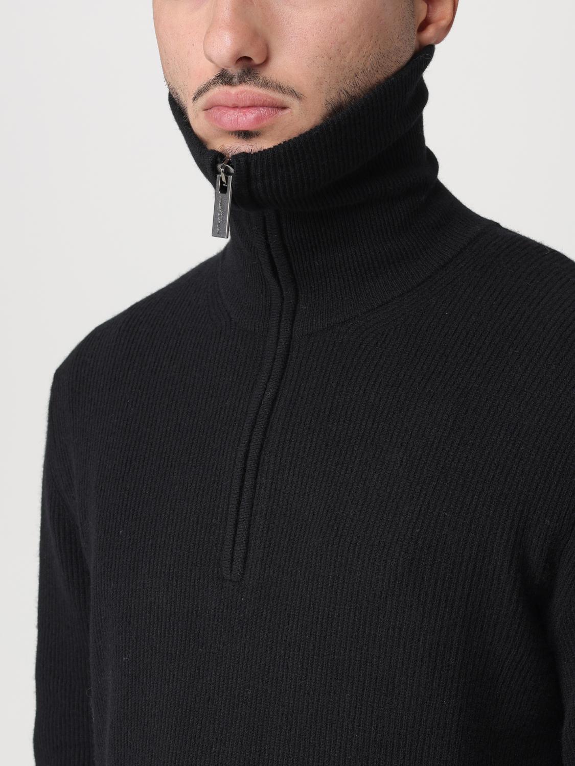 PAOLO PECORA PULL: Pull homme Paolo Pecora, Noir - Img 3