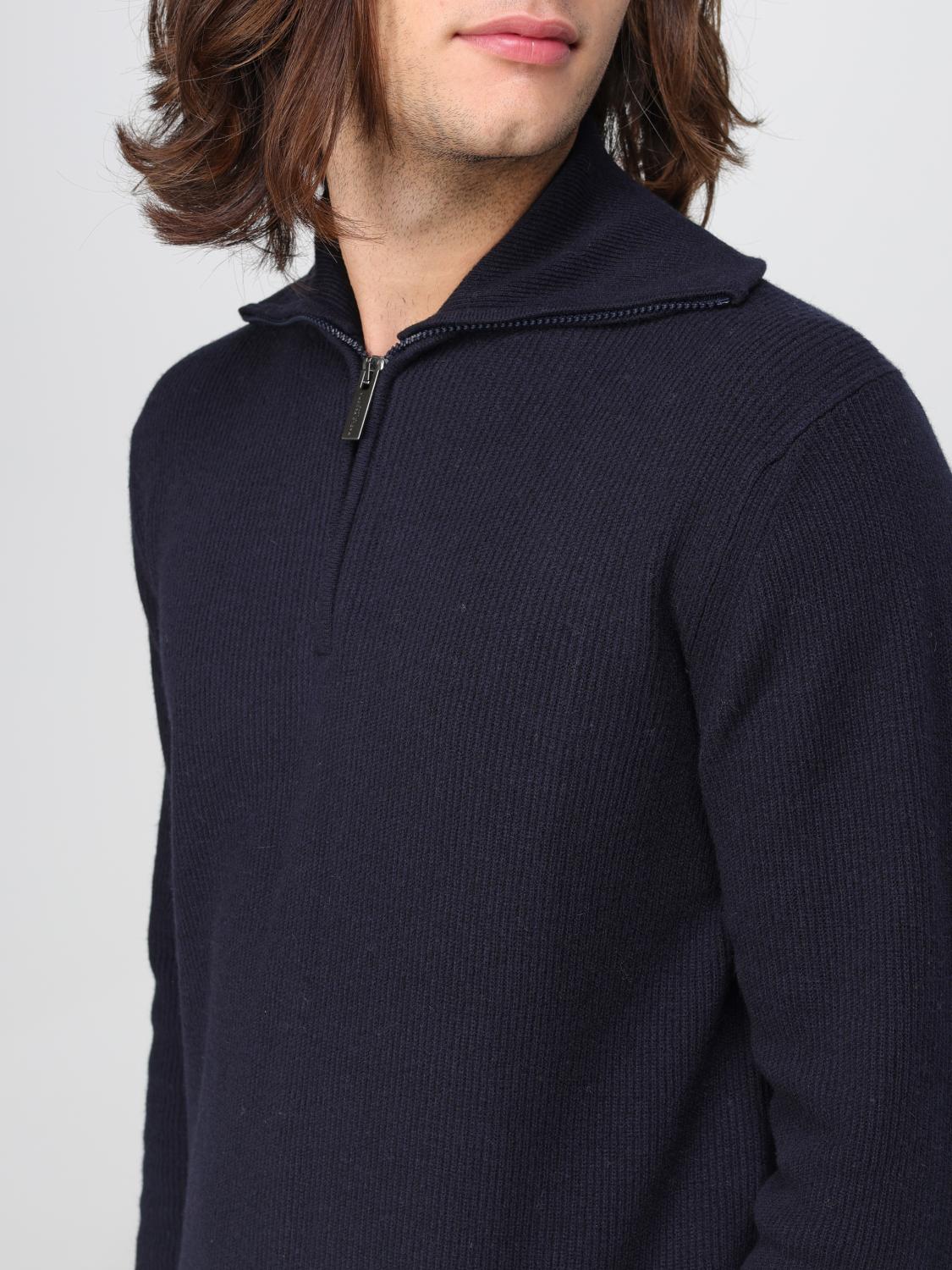 PAOLO PECORA PULL: Pull homme Paolo Pecora, Bleu - Img 3