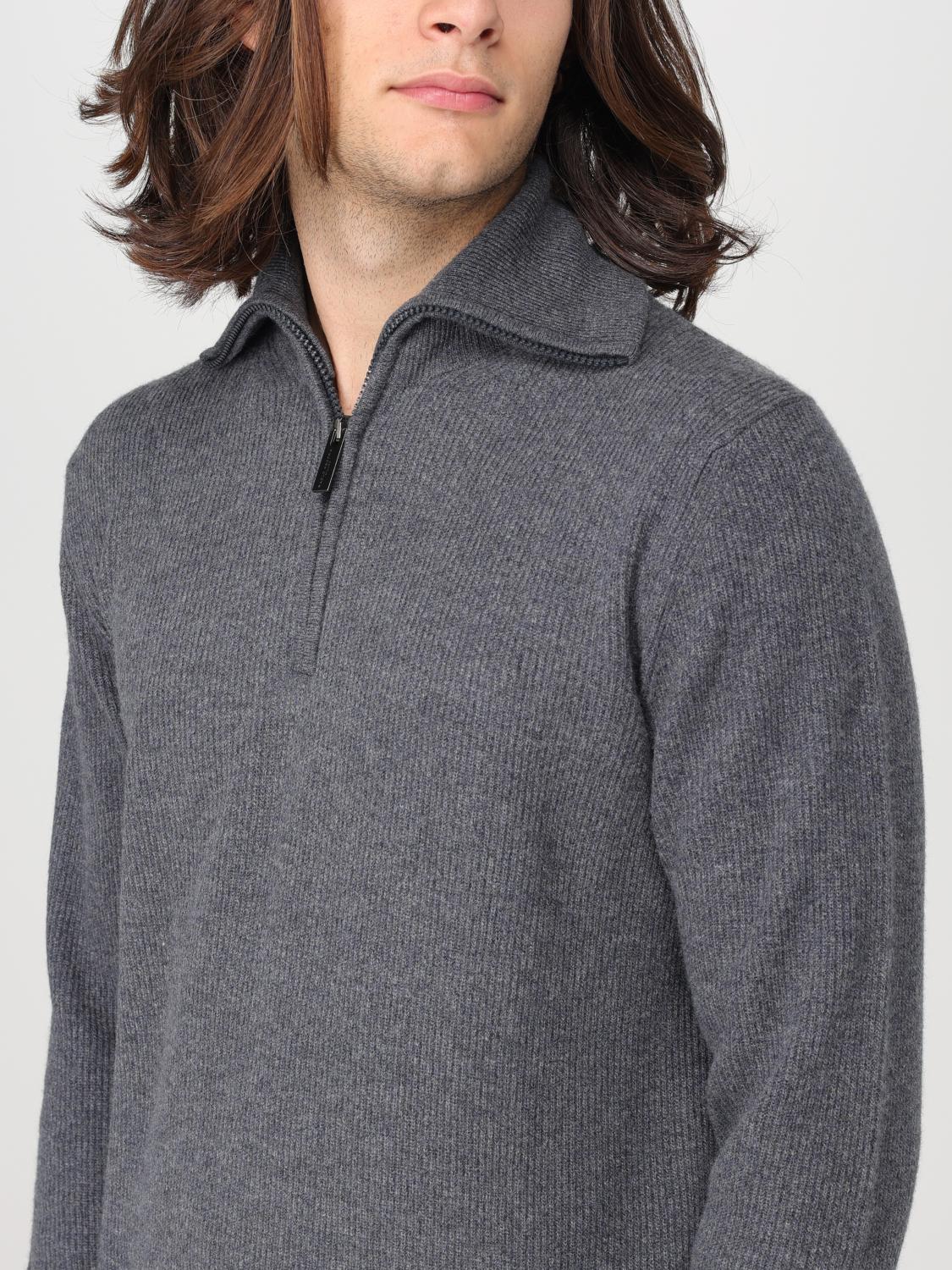 PAOLO PECORA PULL: Pull homme Paolo Pecora, Gris - Img 3