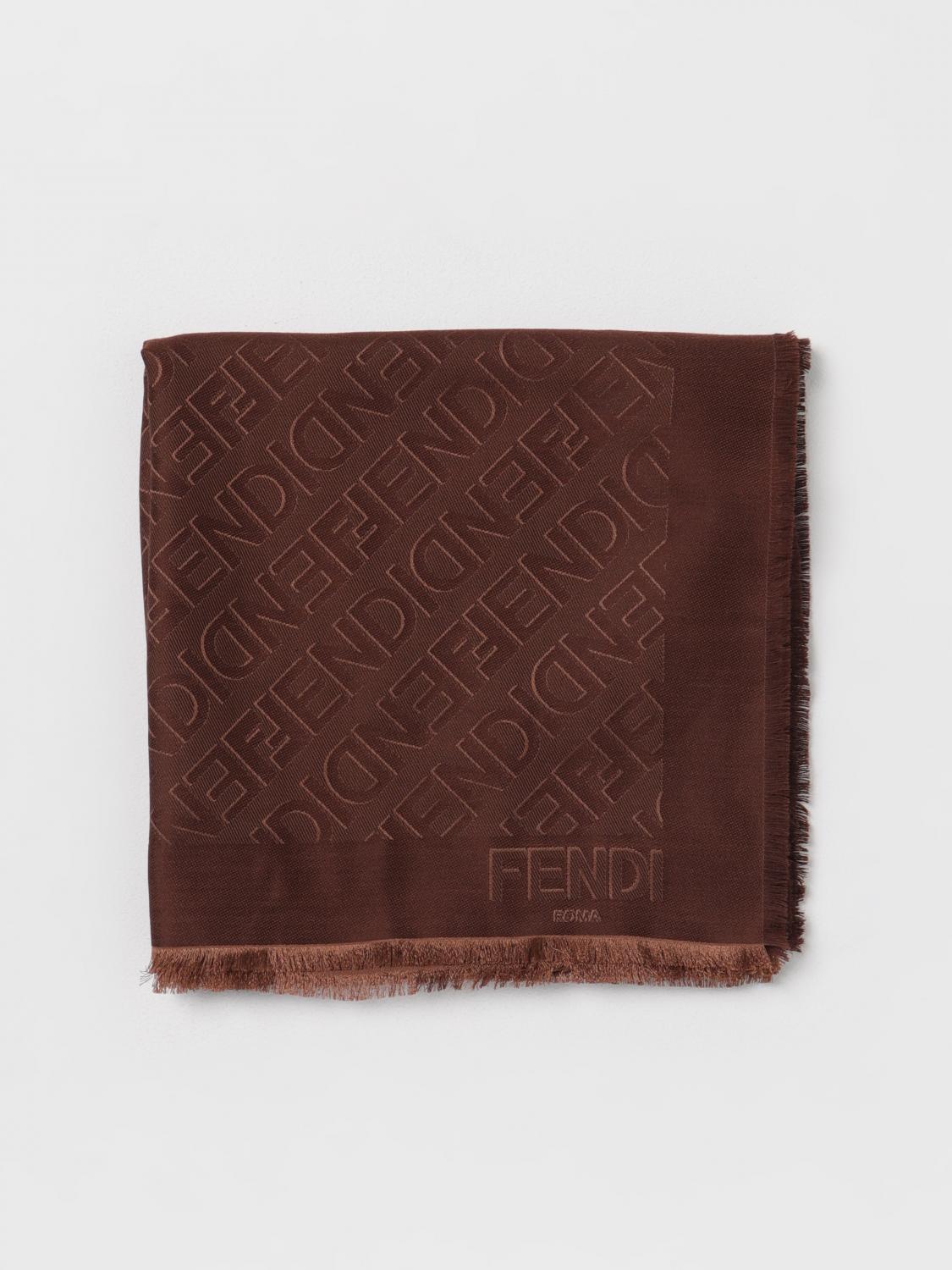 FENDI BUFANDA: Bufanda mujer Fendi, Marrón - Img 1