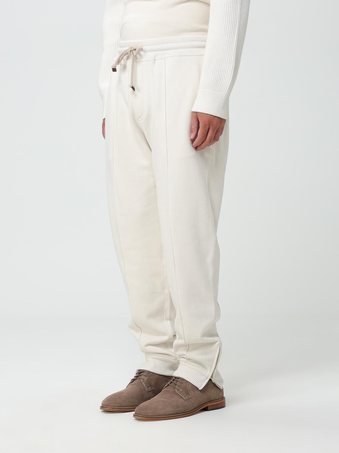 BRUNELLO CUCINELLI TROUSERS: Trousers men Brunello Cucinelli, Beige - Img 4