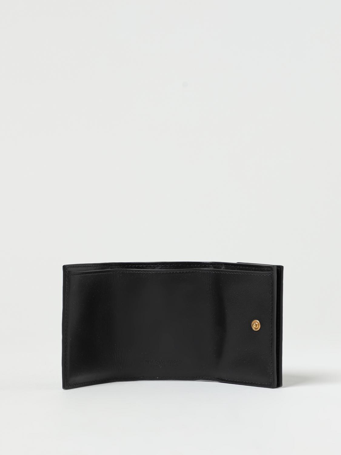 Bottega Veneta Tiny woven nappa leather wallet - Black