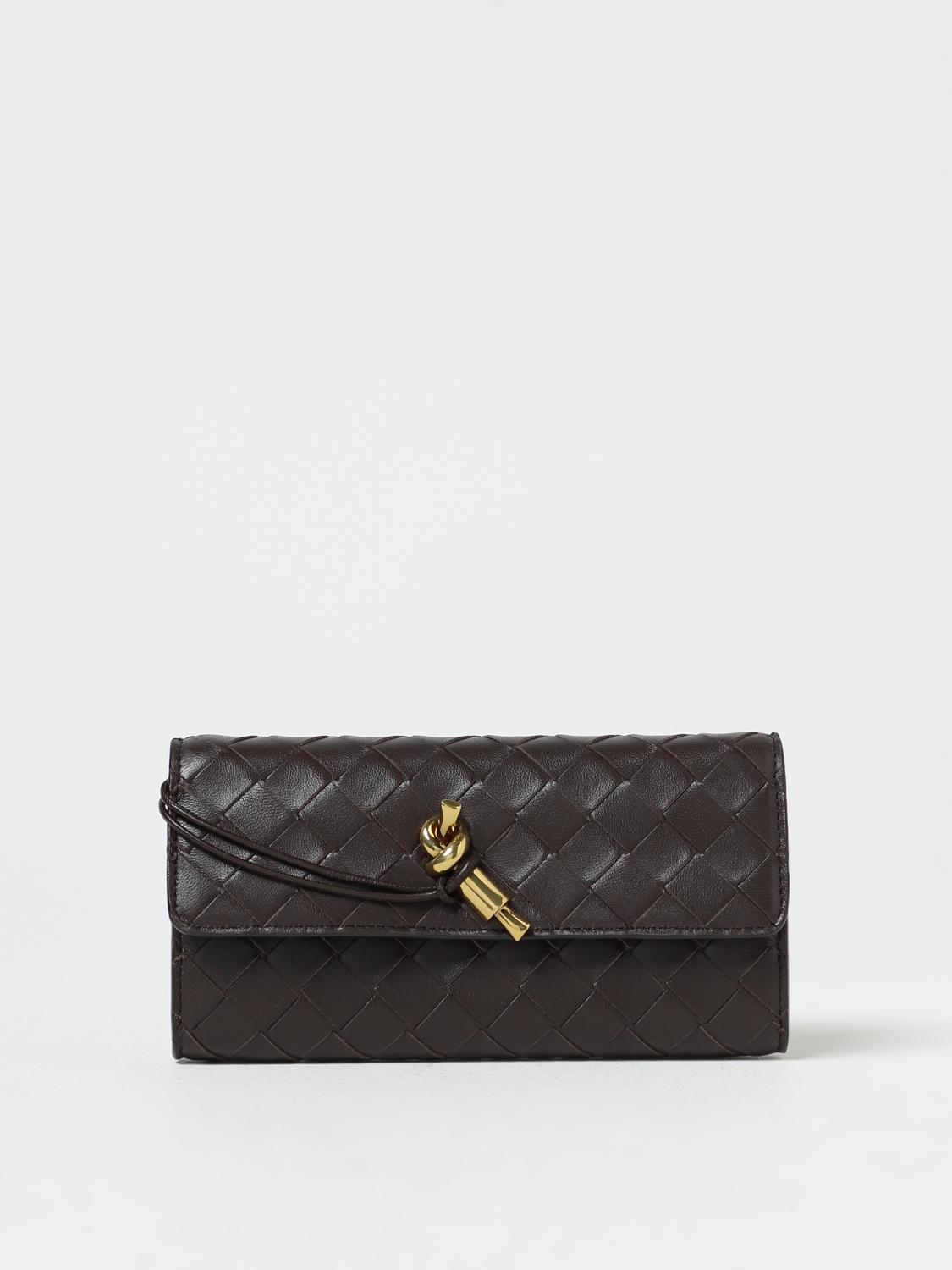 Brown Bottega Veneta Woven Leather Wallet AUTHENTIC BOTTEGA VENETA