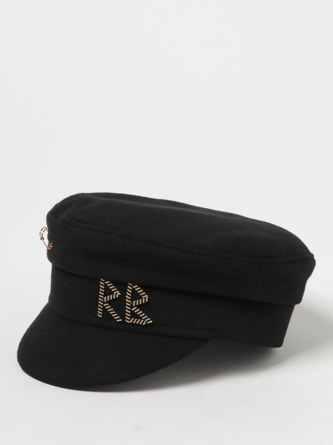 ハット RUSLAN BAGINSKIY Woman Hat Black KPCPTWD MULTI BLACK RUSLAN BAGINSKIY: Hat woman - Black | Ruslan Baginskiy hat