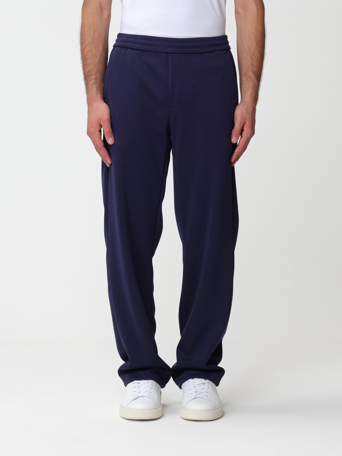 MSGM PANTALONI: Pantalone MSGM in misto cotone, Blue Navy - Img 1