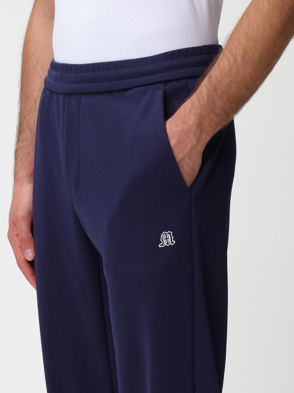 MSGM PANTALONI: Pantalone MSGM in misto cotone, Blue Navy - Img 4