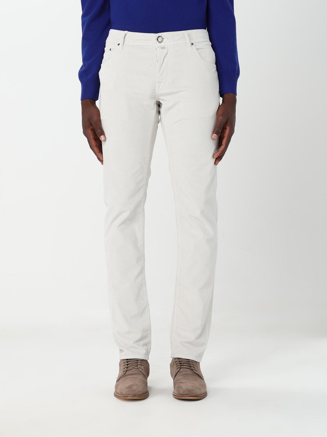 JACOB COHEN: Jeans men - White | Jacob Cohen jeans UQE0736S3653 online ...