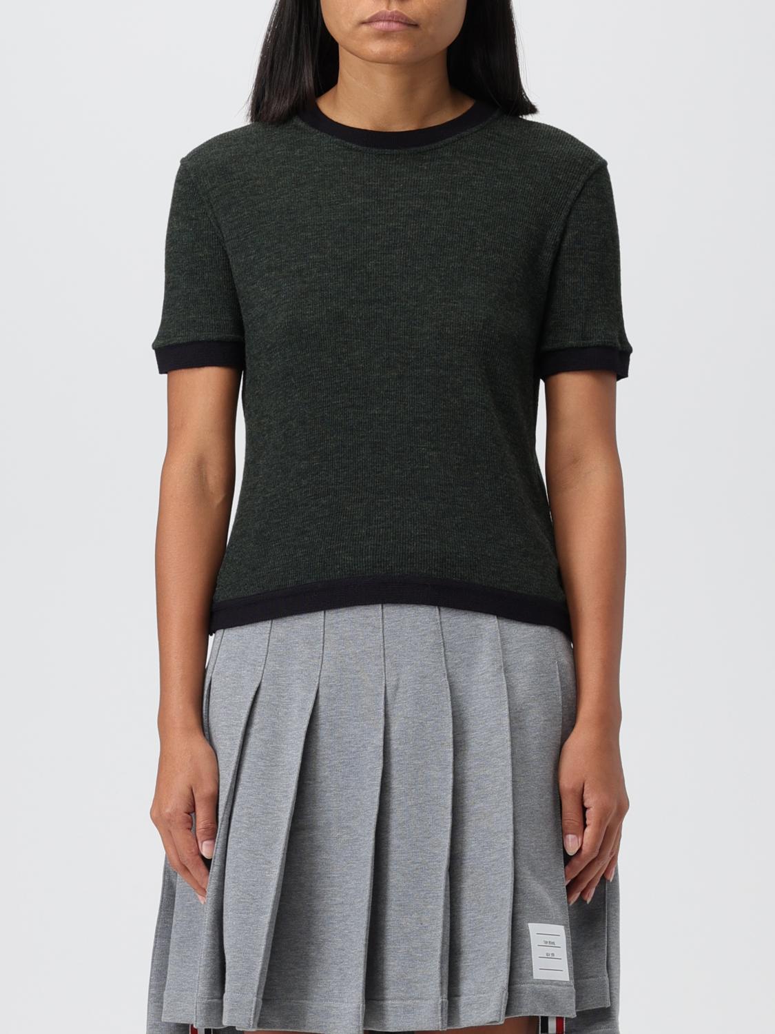 THOM BROWNE PULL: Pull femme Thom Browne, Vert - Img 1