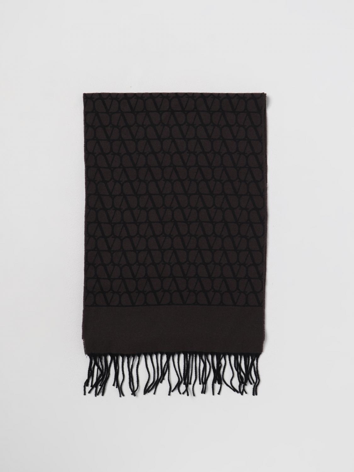 VALENTINO GARAVANI SCARF: Valentino Garavani Toile Iconographe wool and cashmere scarf, Black - Img 1