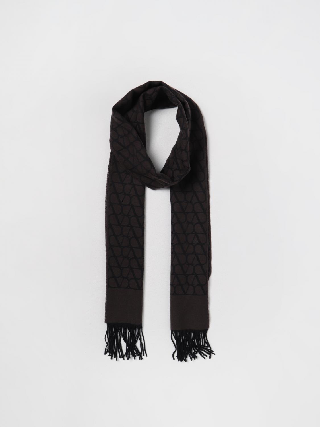 VALENTINO GARAVANI SCARF: Valentino Garavani Toile Iconographe wool and cashmere scarf, Black - Img 2