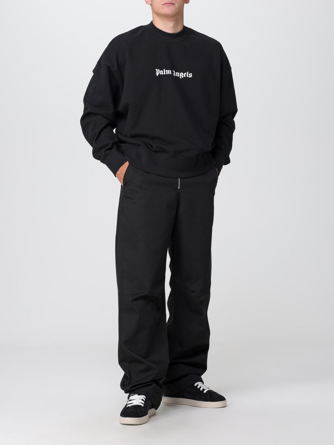 Palm Angels Sweater men - Black | PMBA074F23FLE003 | GIGLIO.COM