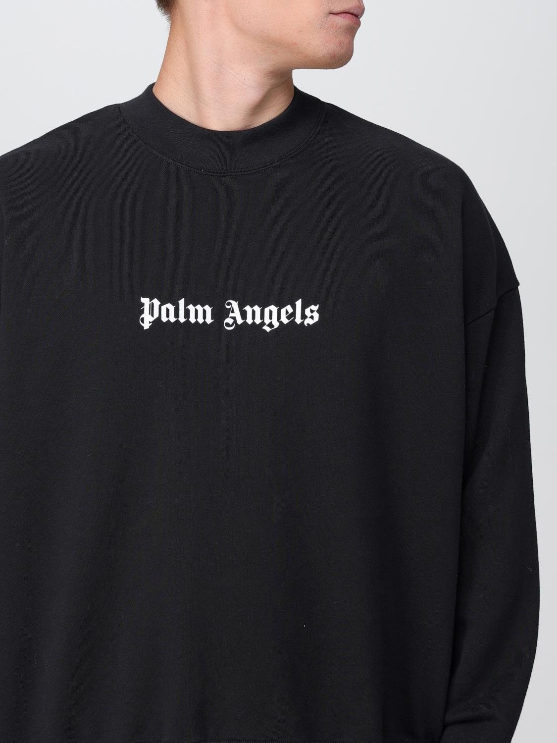 Palm Angels Sweater men - Black | PMBA074F23FLE003 | GIGLIO.COM