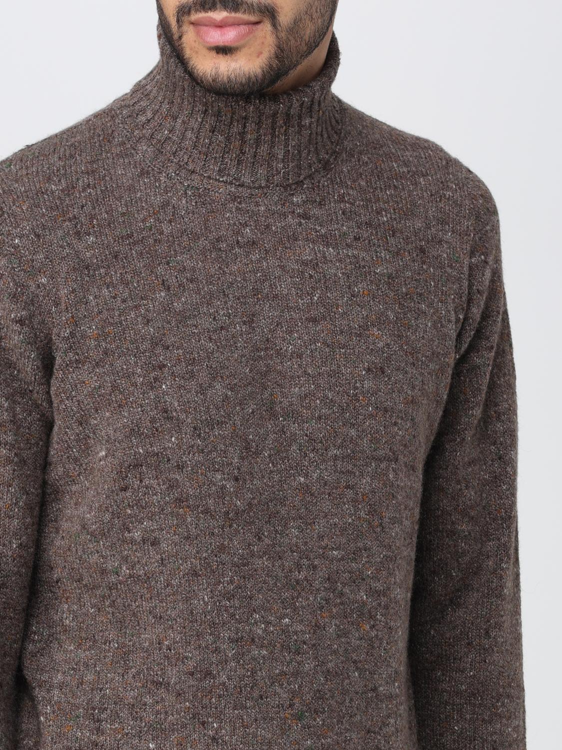 DRUMOHR SWEATER: Drumohr turtleneck sweater, Brown - Img 3