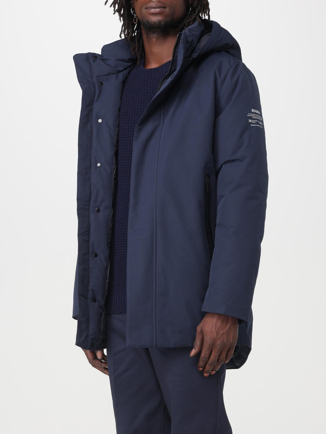 ECOALF JACKET: Coat men Ecoalf, Blue - Img 3