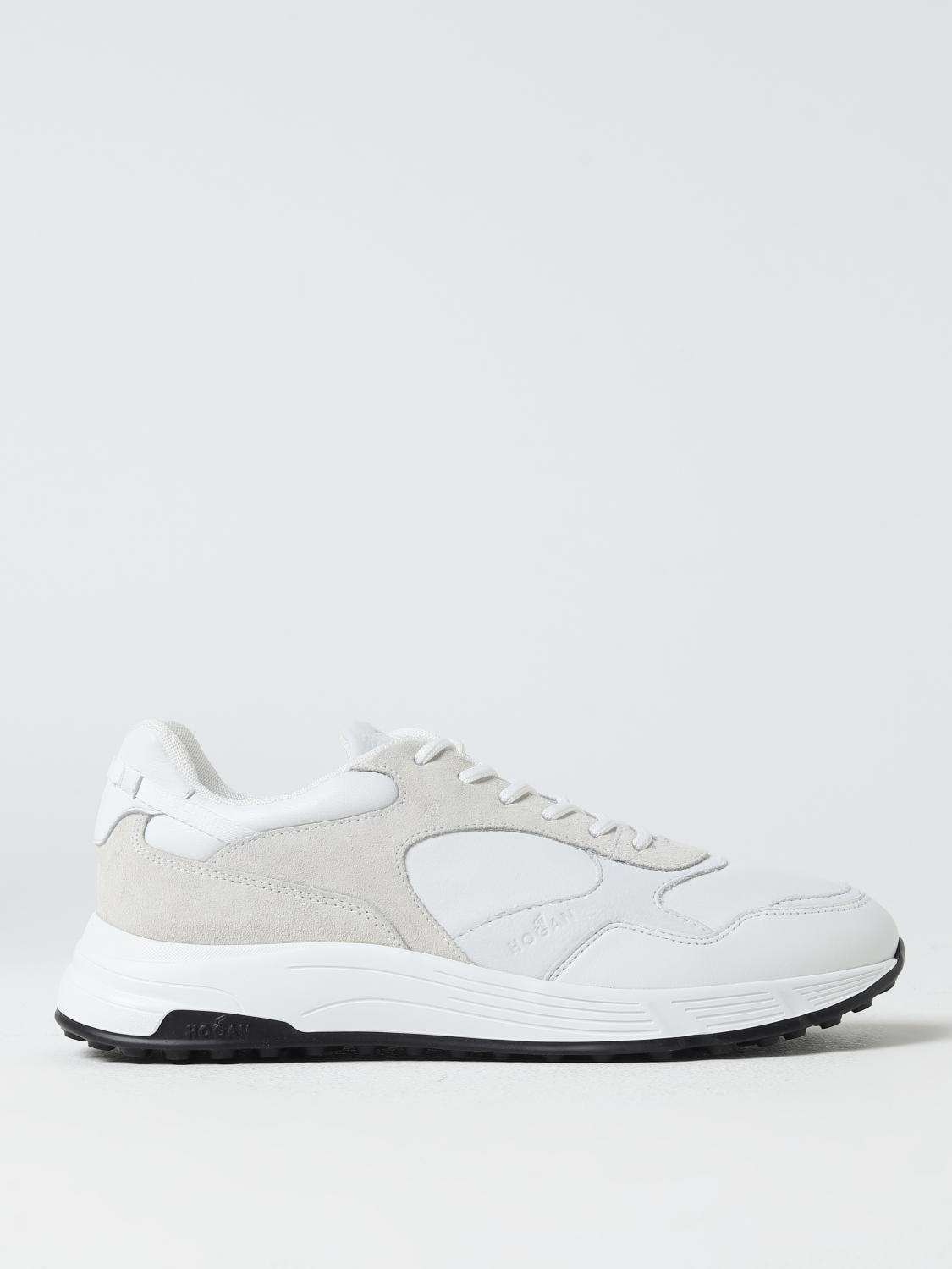 HOGAN SNEAKERS: Hogan Hyperlight leather sneakers, White - Img 1