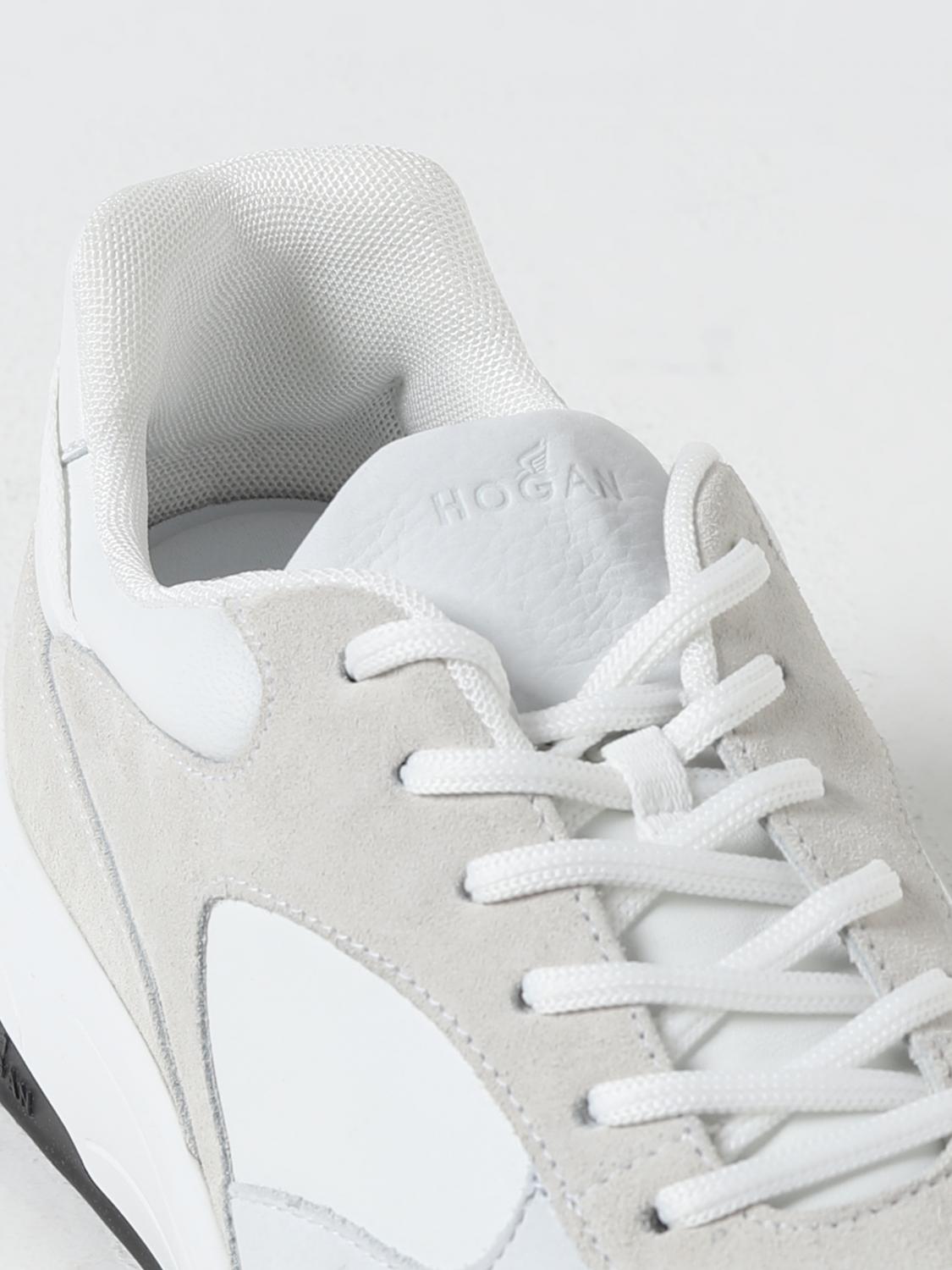 HOGAN SNEAKERS: Hogan Hyperlight leather sneakers, White - Img 4