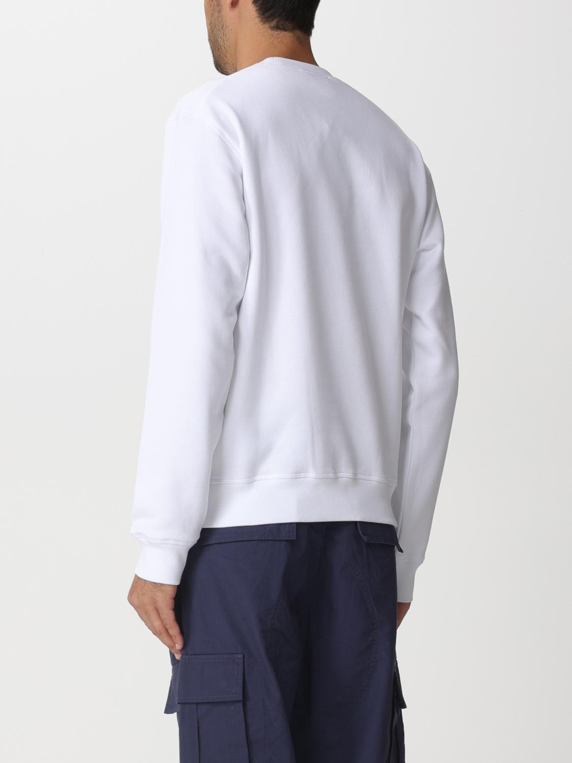 DSQUARED2 SWEATSHIRT: Pullover herren Dsquared2, Weiß - Img 2