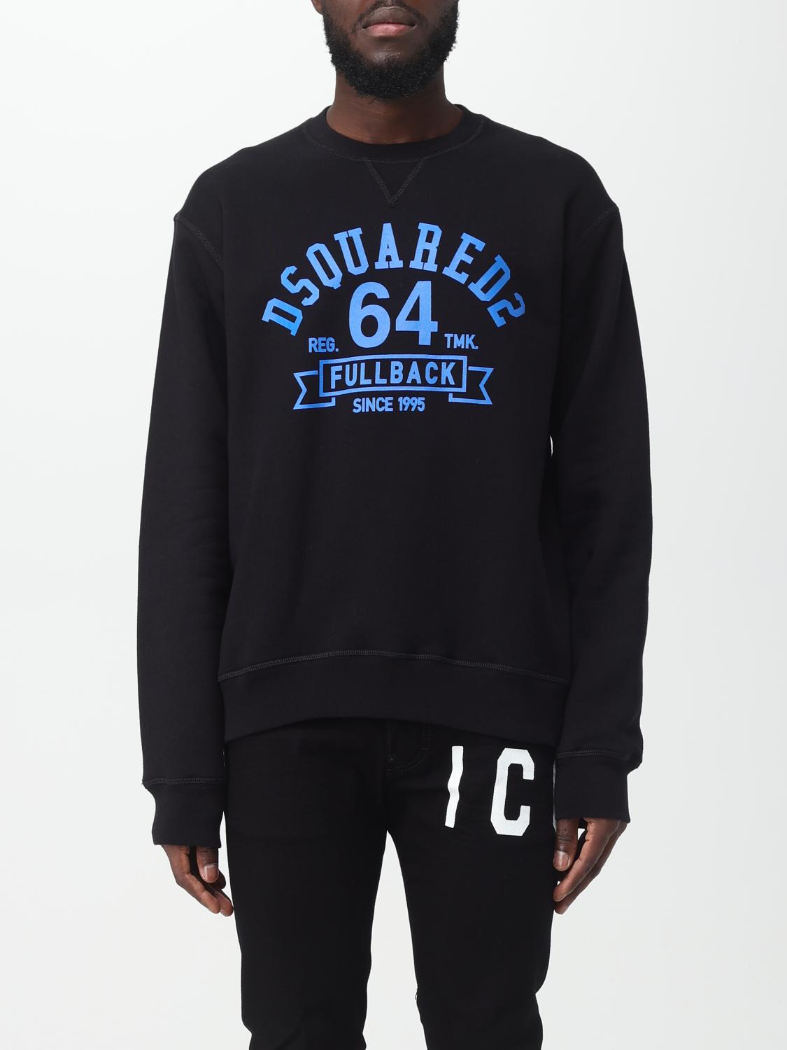 DSQUARED2 SWEATSHIRT: Pullover herren Dsquared2, Schwarz - Img 1