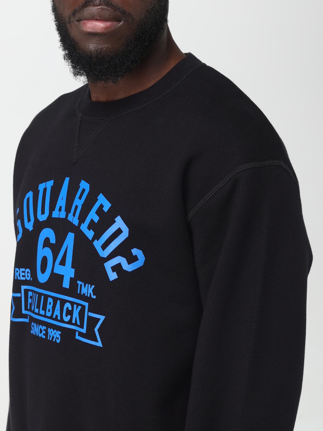 DSQUARED2 SWEATSHIRT: Pullover herren Dsquared2, Schwarz - Img 4