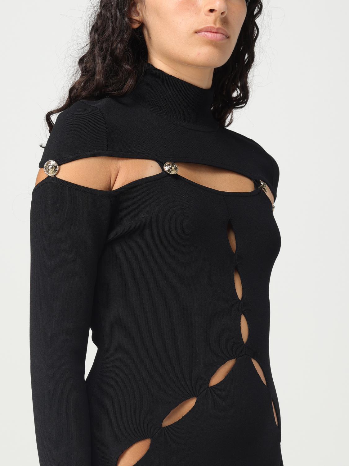 VERSACE JEANS COUTURE VESTIDO: Vestido mujer Versace Jeans Couture, Negro - Img 4