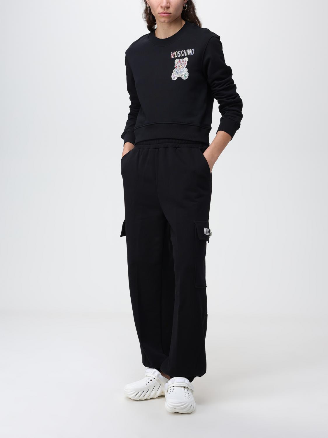 MOSCHINO COUTURE: women's pants - Black | Moschino Couture