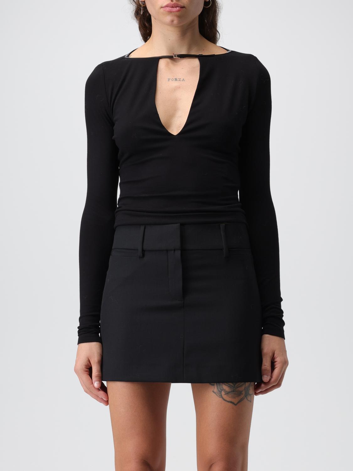 AMBUSH TOP: Pull femme Ambush, Noir - Img 1